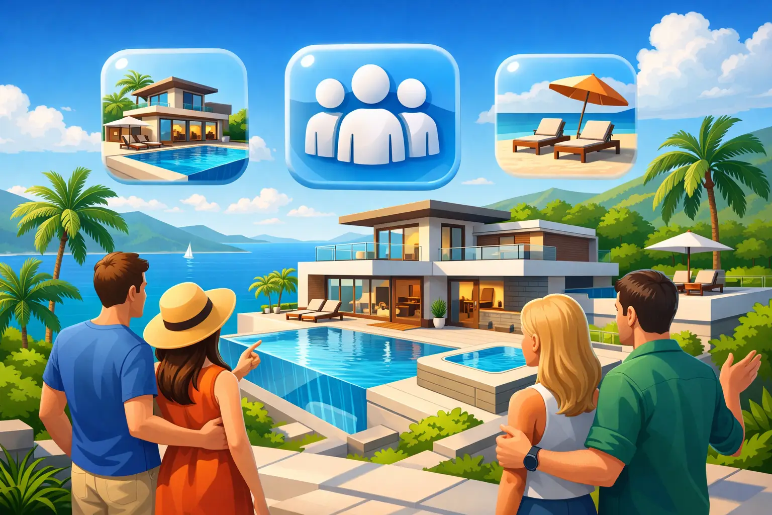 Choosing a Private Villa for Group Getaway