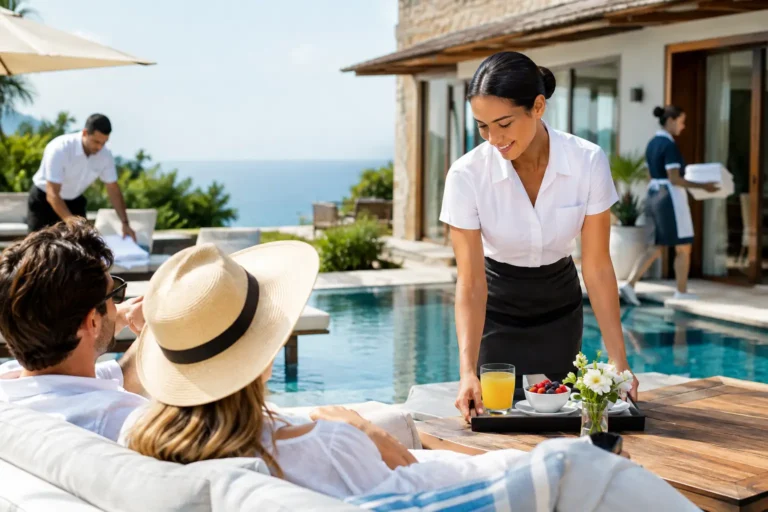 How Private Villa Staff Work on Holiday